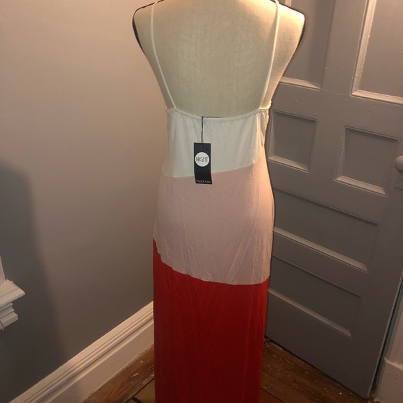 Multicolor Spaghetti Strap Dress - Picture 3 of 4